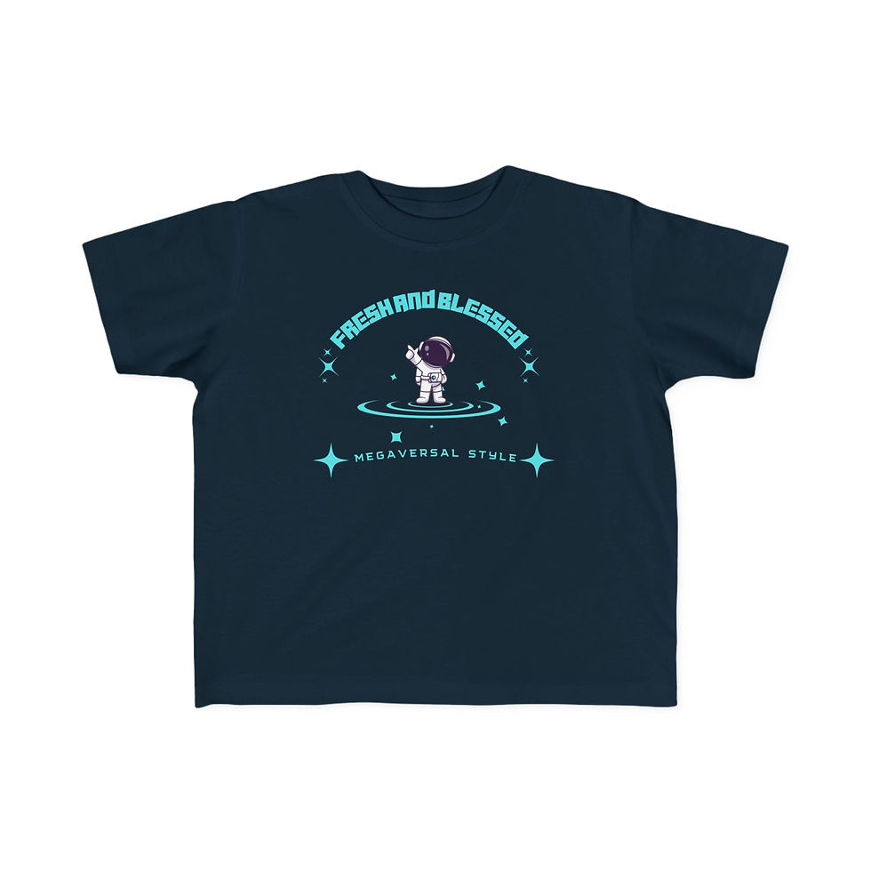 Thumbnail: Fresh and Blessed Toddler's Stellar Dweller Tee - Megaversal Style Enhanced
