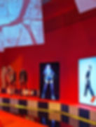 Digital avatar experience ae-Karina, Korean K-pop group AESPA, ‘Hallyu: The Korean Wave’ exhibition at the V&A Museum. Picture ⓒR.Lupu for Illustrious Lab