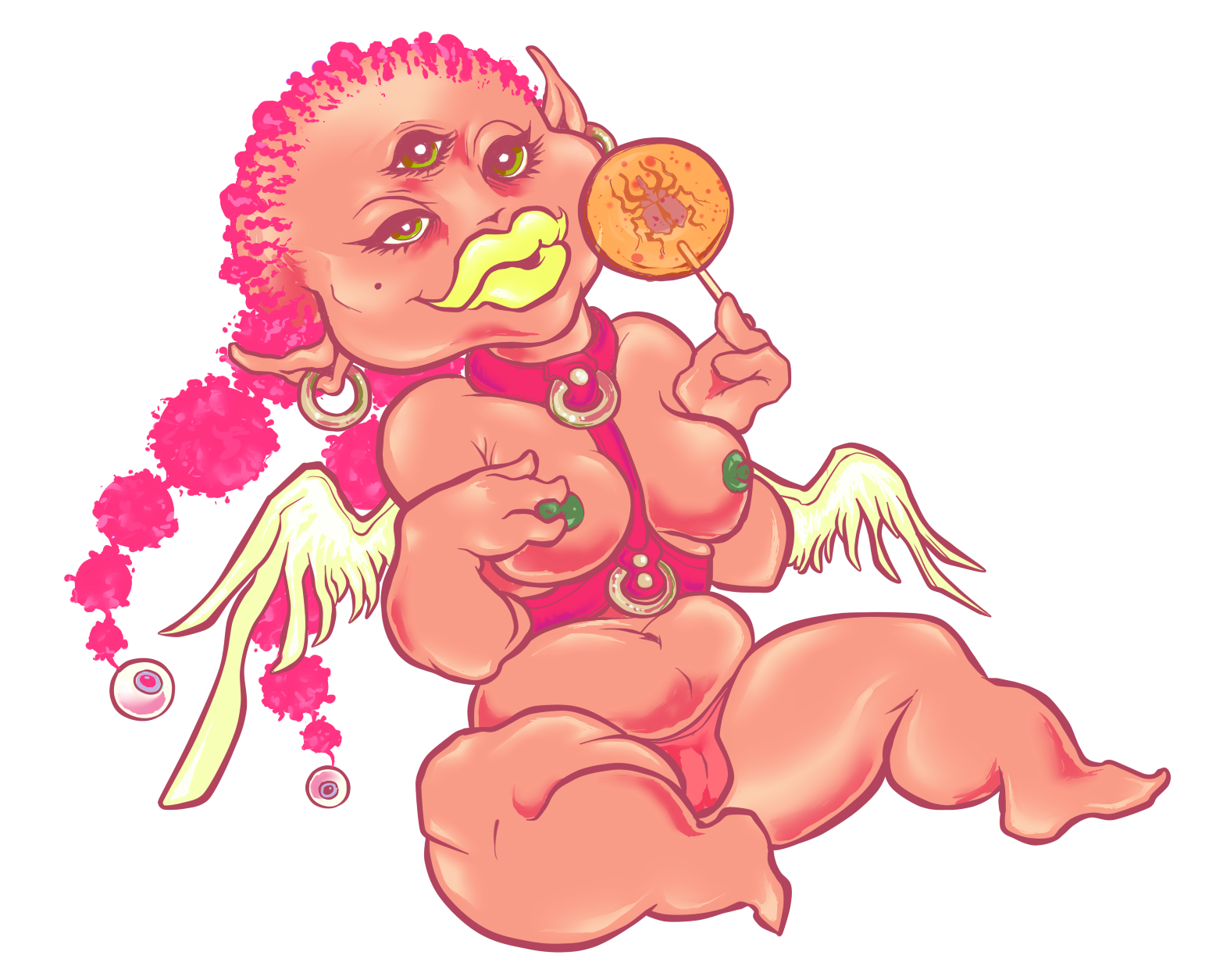 Space Babe Sticker