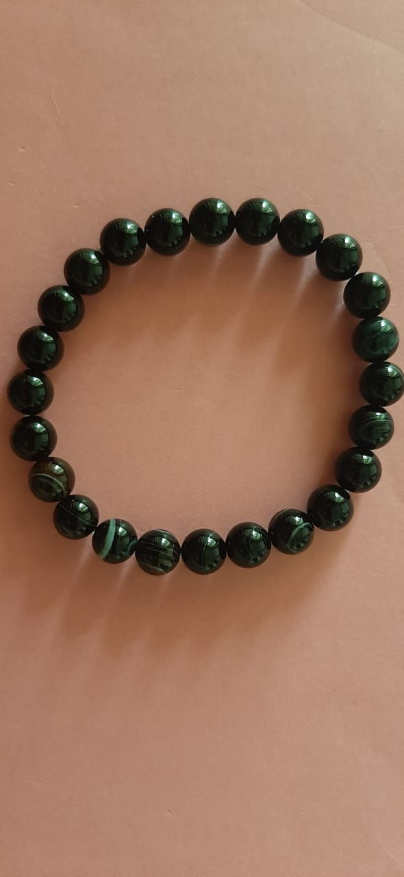 Black Banded Agate Bracelet