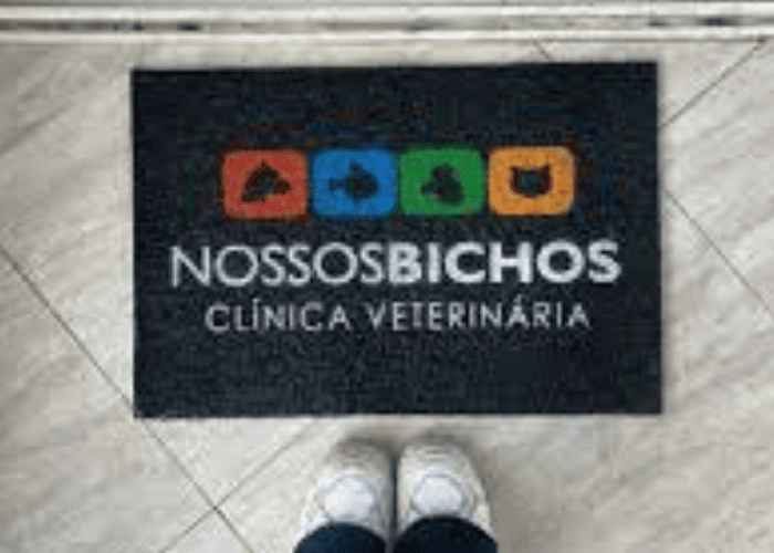 Tapete ou capacho personalizado antiderrapante para pet shop em Jeriquara - SP