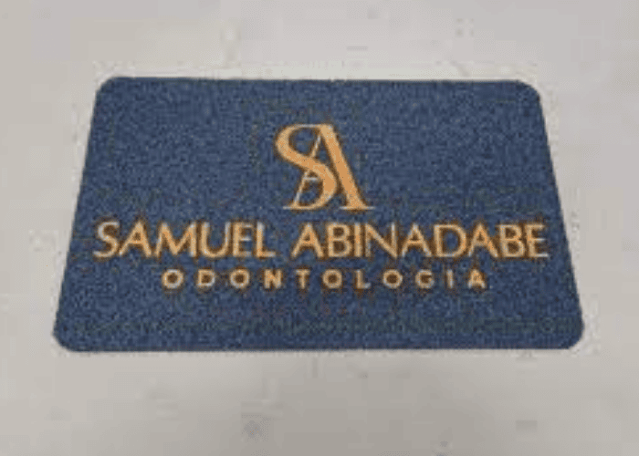 Tapete ou capacho personalizado antiderrapante para consultório na Vila Sônia, Zona Oeste de São Paulo - SP