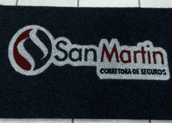 Tapete ou capacho personalizado sob medida para escritório em Pirituba, Zona Norte de São Paulo - SP