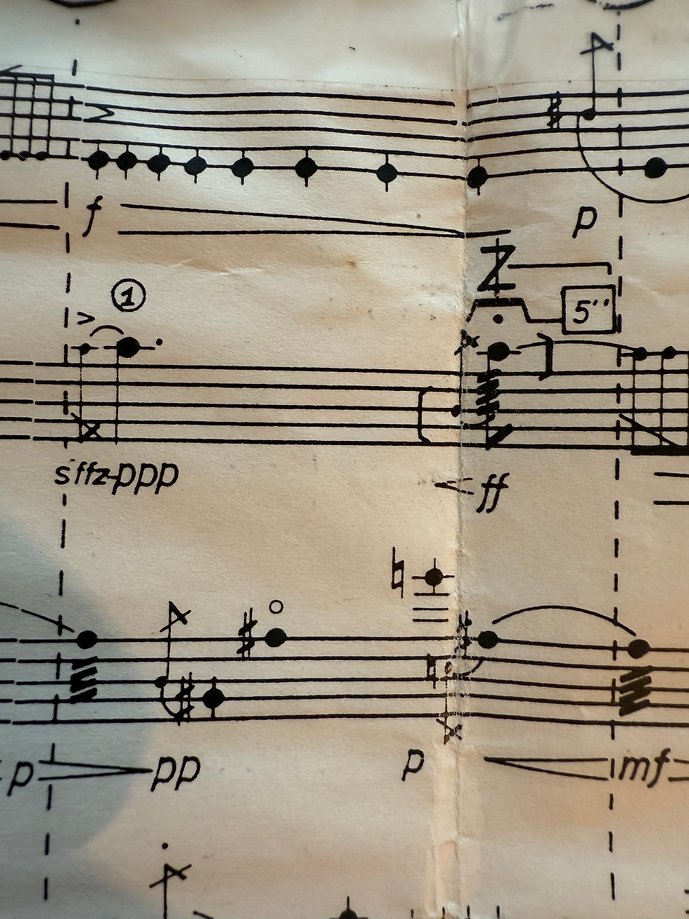 One of my favorite sonorities in Berio's Sequenza VII is that fortissimo 5-sec fermata coming as a surprise after a haunting ppp, now involving overblowing, multiphonics and flatter tonguing. Enough to scare the living lights out of an unsuspecting listener. Contrast!
