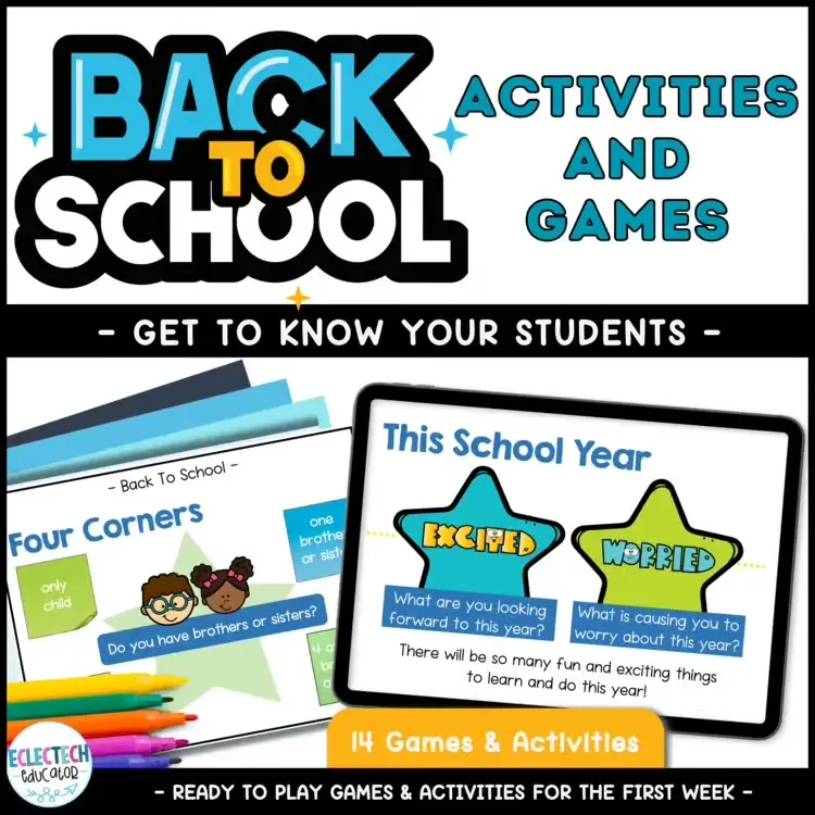 Back to School cover for students to get to know each other.