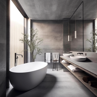 Avant projet salle de bain ameublement et décoration sur-mesure