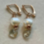 Arg925 rosé/ Perles naturelles/ Swarovski