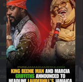 Beenie Man and Marcia Griffiths headline Lauderhill’s Jamaica’s Independence Celebration