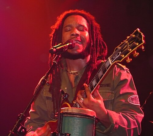 Five-time award winner Stephen Marley (three times as a member of the band Ziggy Marley and the Melody Makers) in 2007