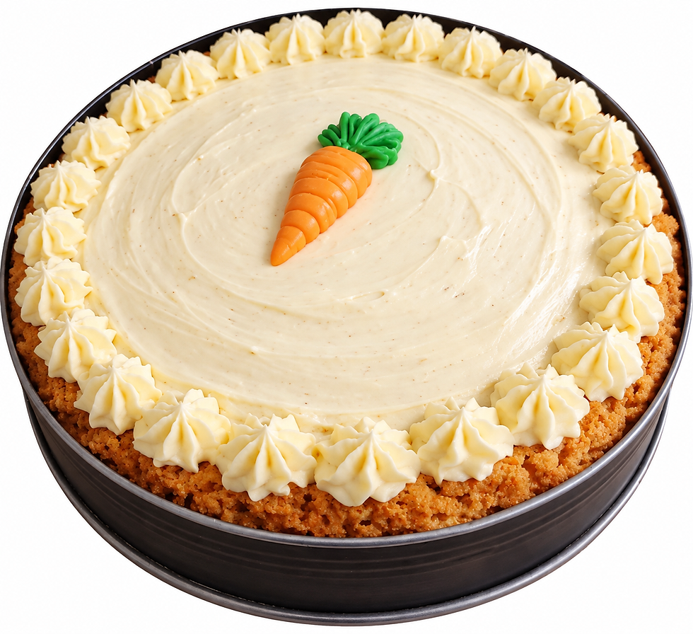 Carrot Cake filled with Pineapple
