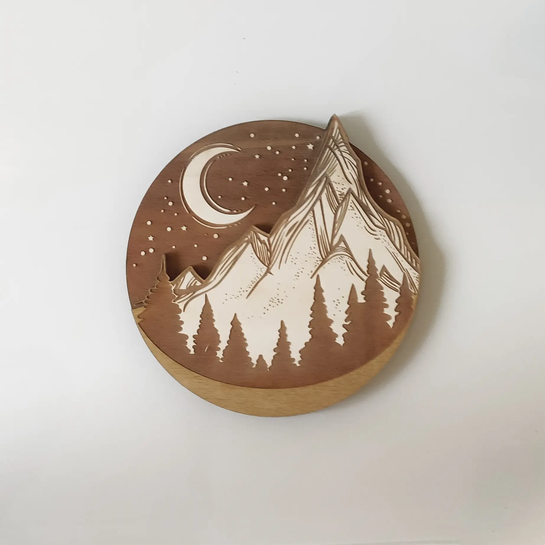 Mountains Wood Art