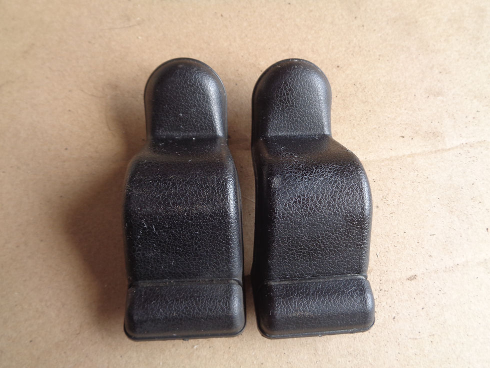 Thumbnail: Mazda Bongo pair of window hinge covers dark grey colour