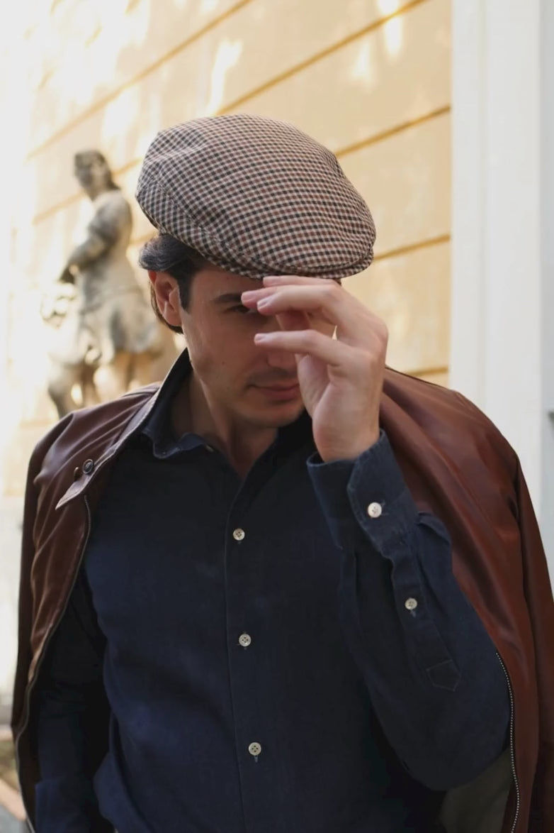 Thumbnail: Polvica Tailored Shirt – 100% Cotton Blue Denim – Made in Italy