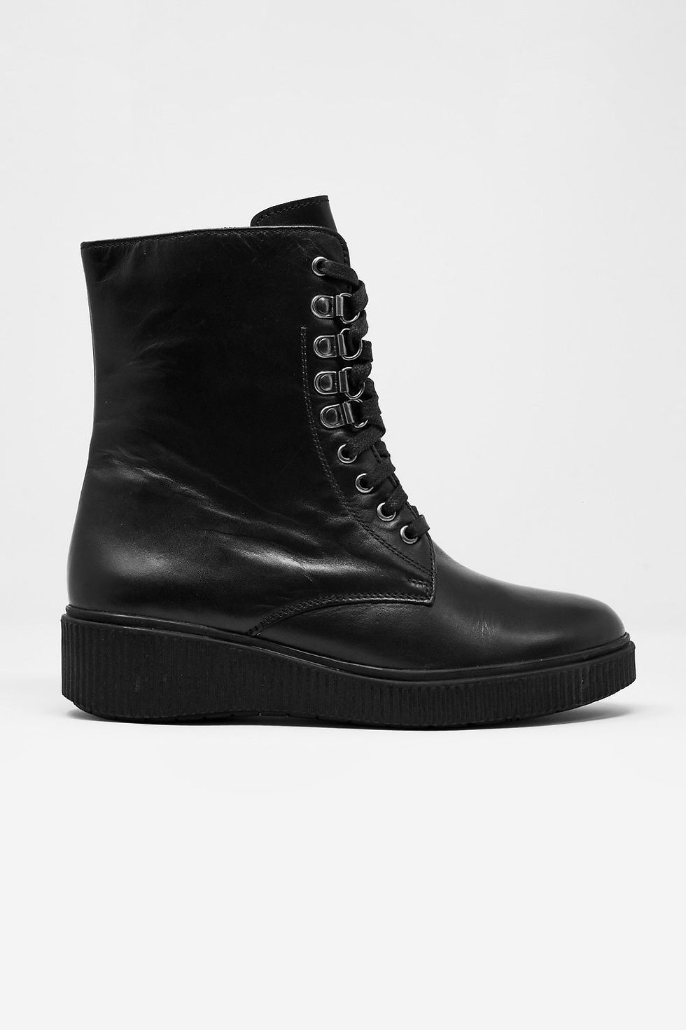 Thumbnail: Lace Up Boot in Black