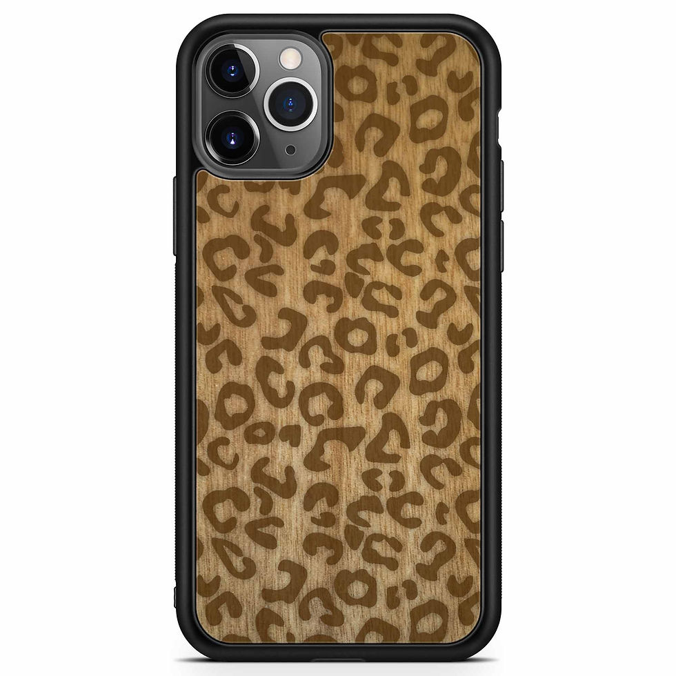 Thumbnail: Cheetah Print Clear Phone Case – Bold Animal Pattern with Slim Protection