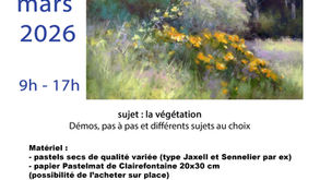 Stage paysage au pastel les 21 et 22 mars 2026