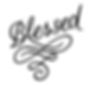 Thumbnail: 'Blessed' cursive wall decor