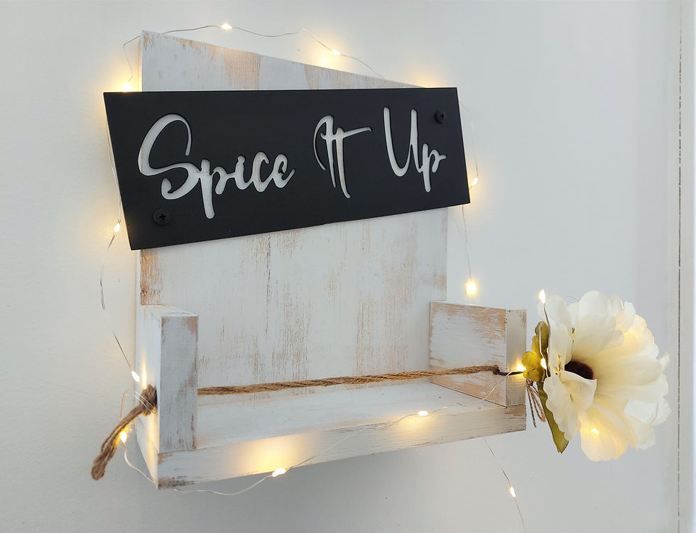 Thumbnail: Distressed Kitchen Spice Rack