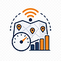 Network coverage and performance icon