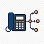 Call routing and auto attendant icon