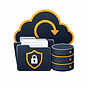 Business data backup icon