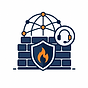Firewall support icon