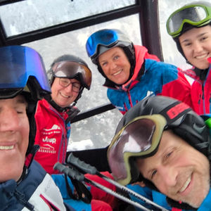 Skibegleiterin Carola Sauermann