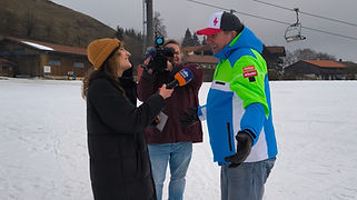 Christian Flühr im TV-Interview mit RFO