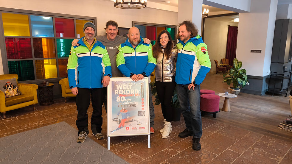 Die exklusive Doku-Serie "Behind The Scenes Skiweltrekord #KitzSkiWelt2025WR14"