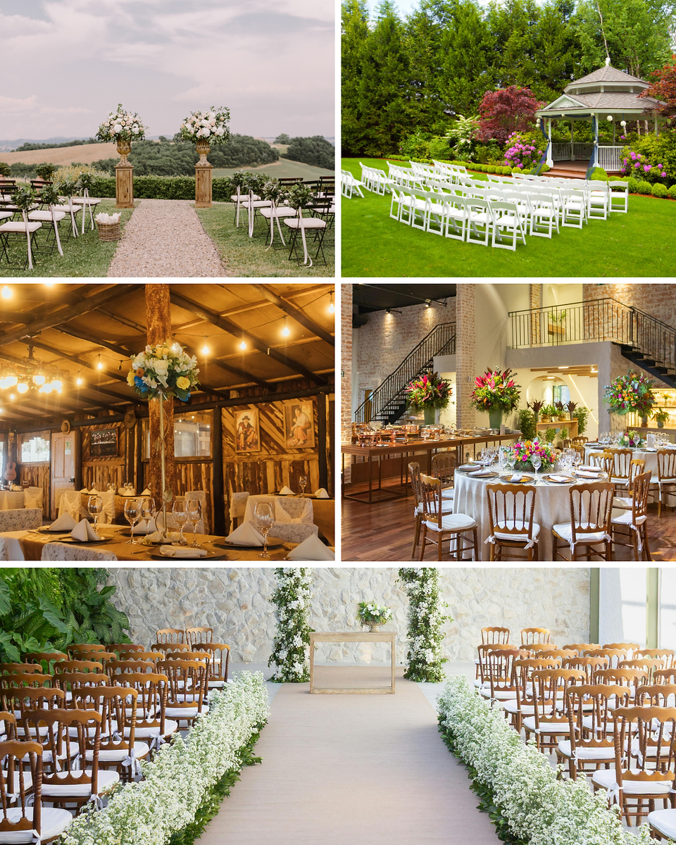 Examples of outdoor Boho Wedding Vibe