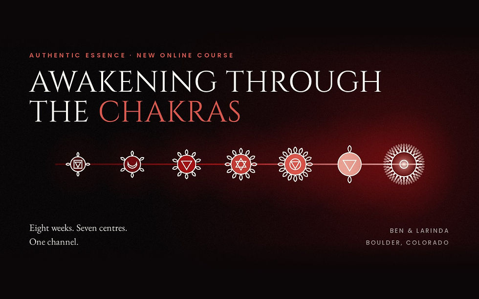 Awakening Through the Chakras, an eight-week live online course