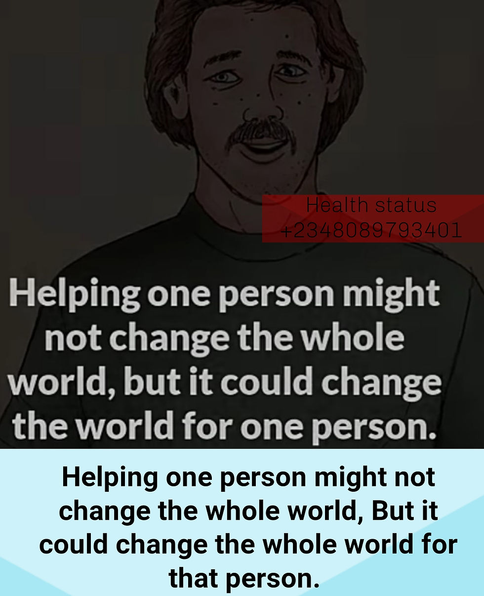 Make helping people your priority.