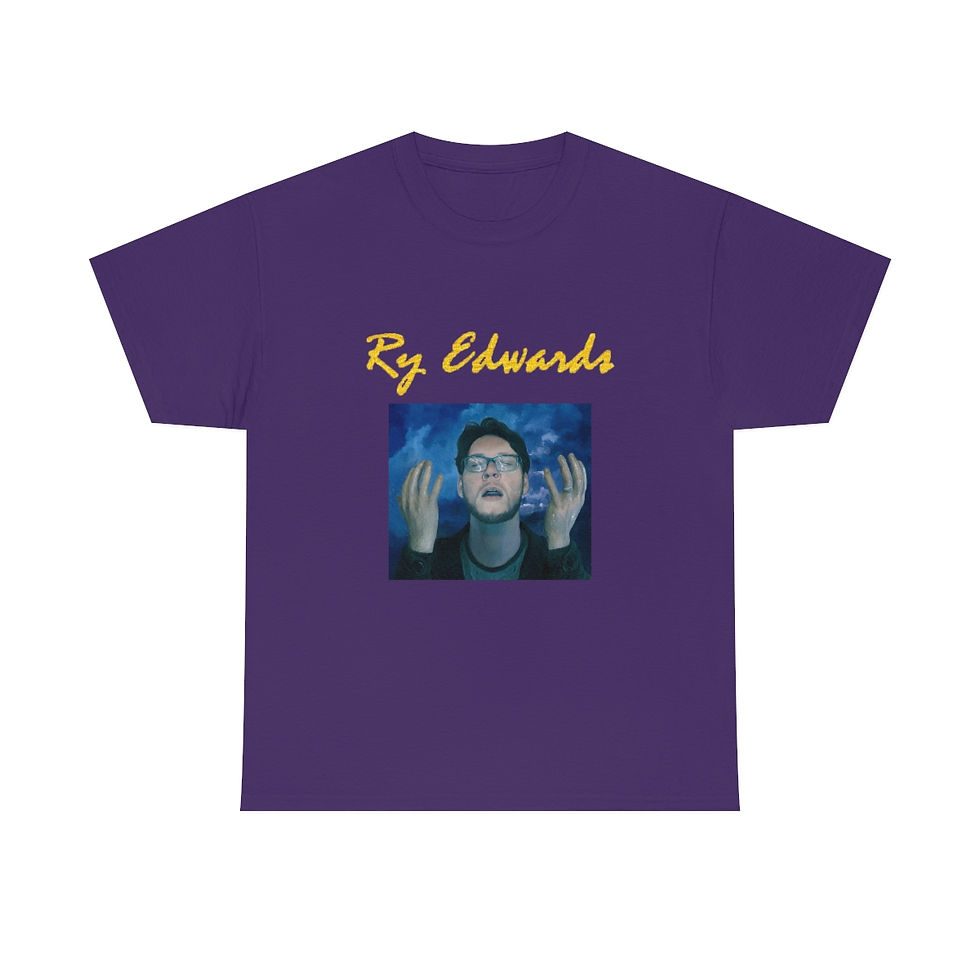 Thumbnail: "Ry in the Rain Storm" Portrait - T-Shirt (Click to see color options)