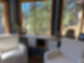 Couples therapy office with two chairs in the foothills of Golden, CO