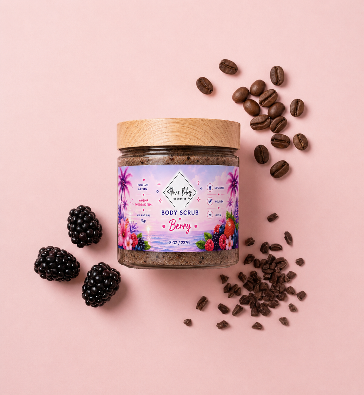 Berry Clear Body Scrub