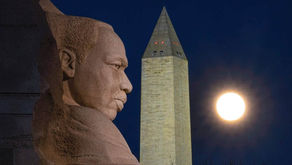 The Martin Luther King Memorial in Washington, DC. King’s family were upset by the use of his image