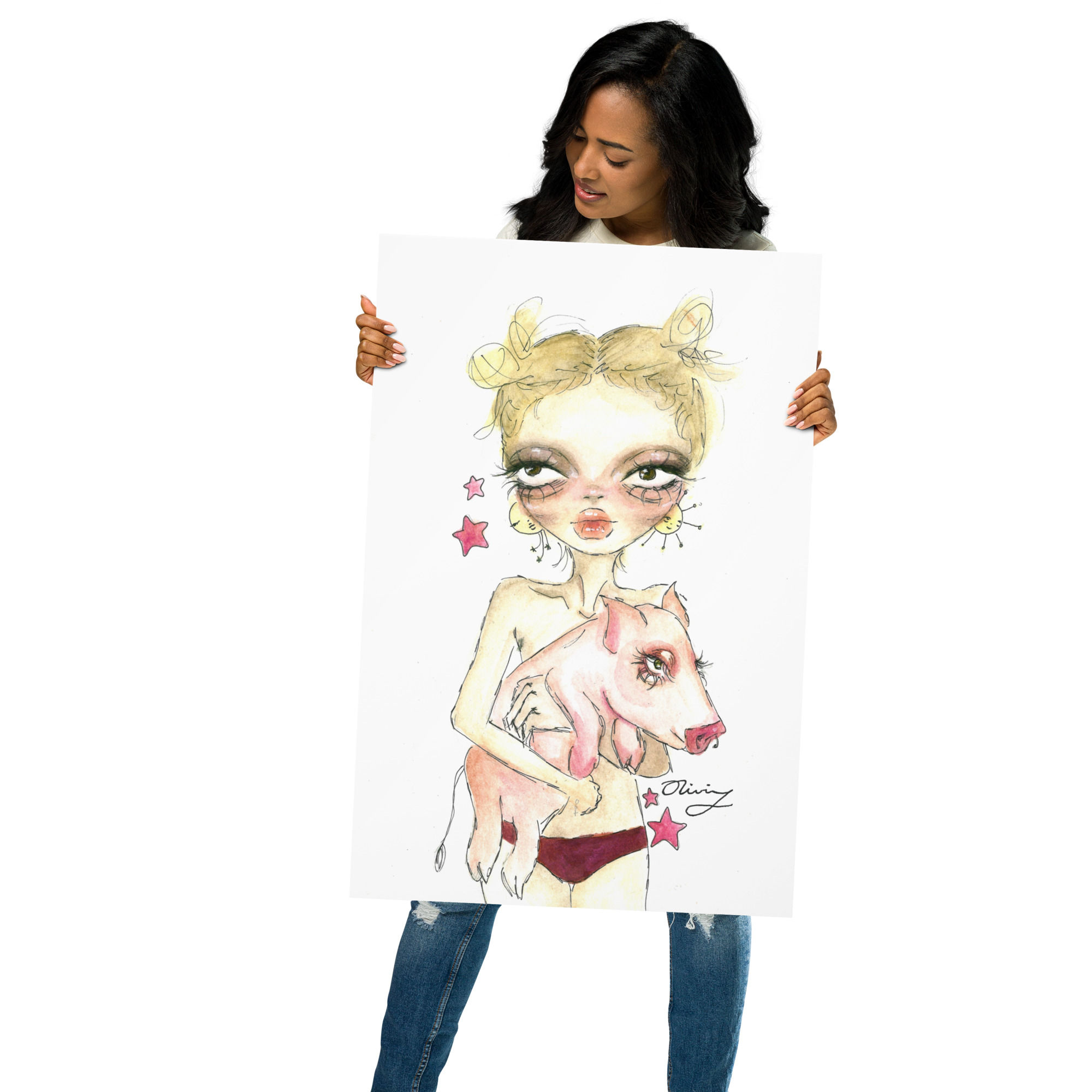 She's With Me - Print