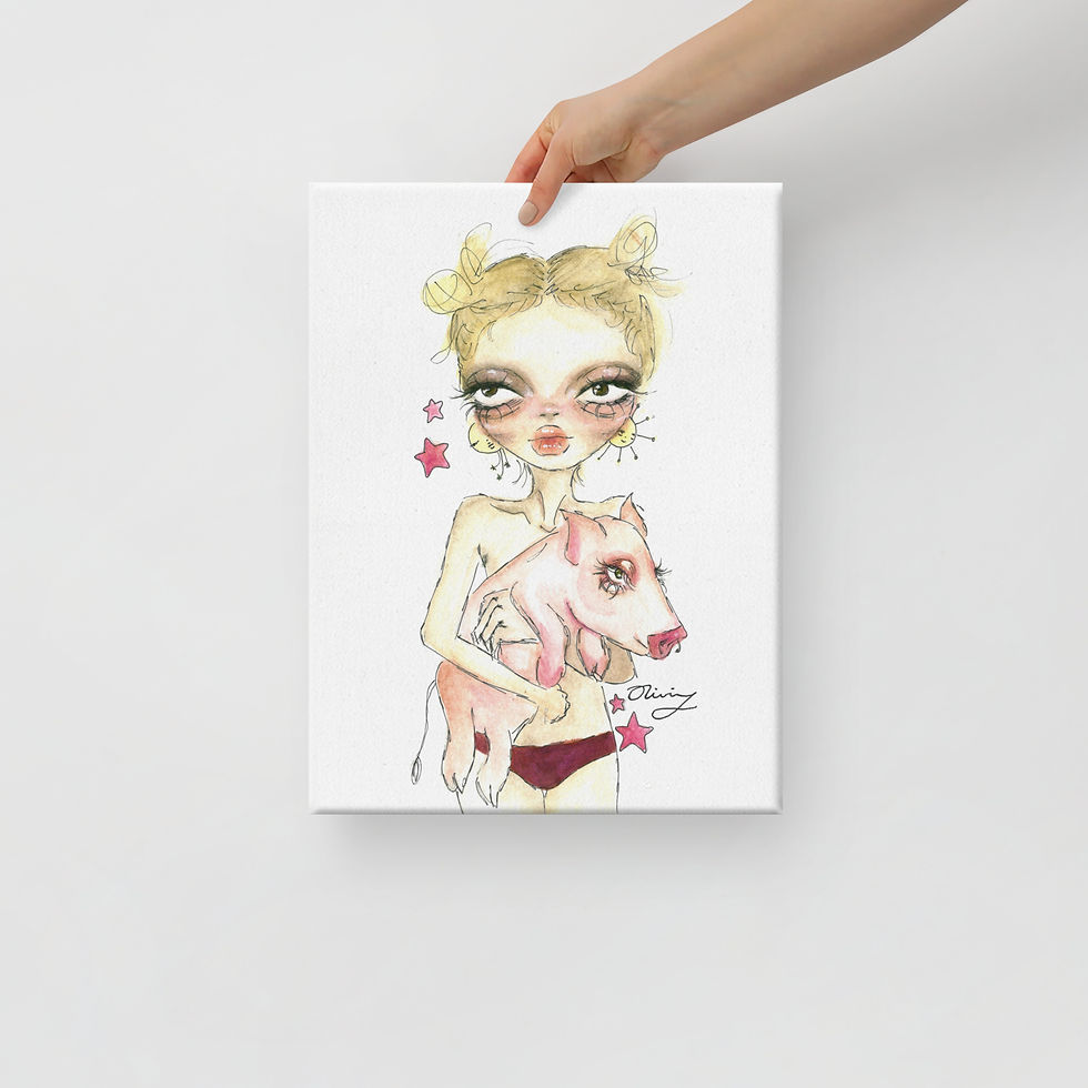 Thumbnail: She's With Me - Canvas