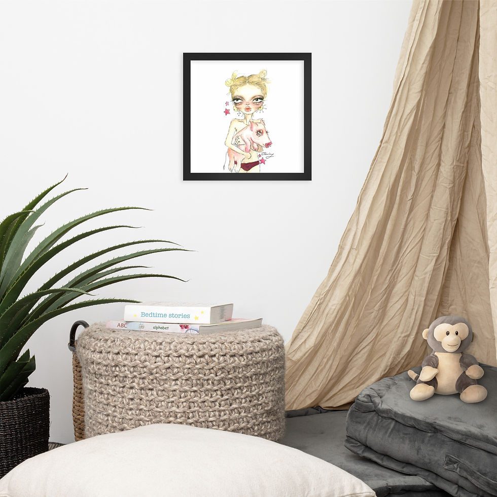 Thumbnail: She's With Me - Framed