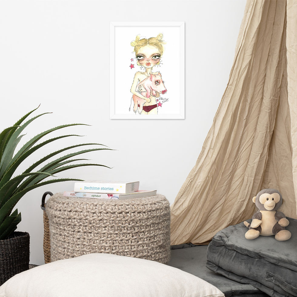 Thumbnail: She's With Me - Framed
