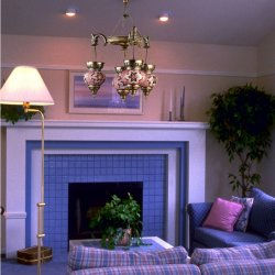 Multiple hanging lanterns