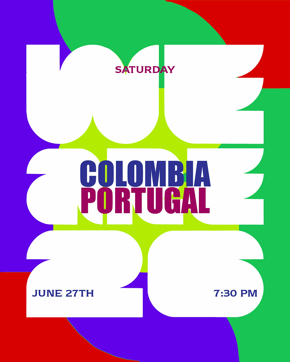 ๐ World Cup Live at The Drake: Colombia vs. Portugal