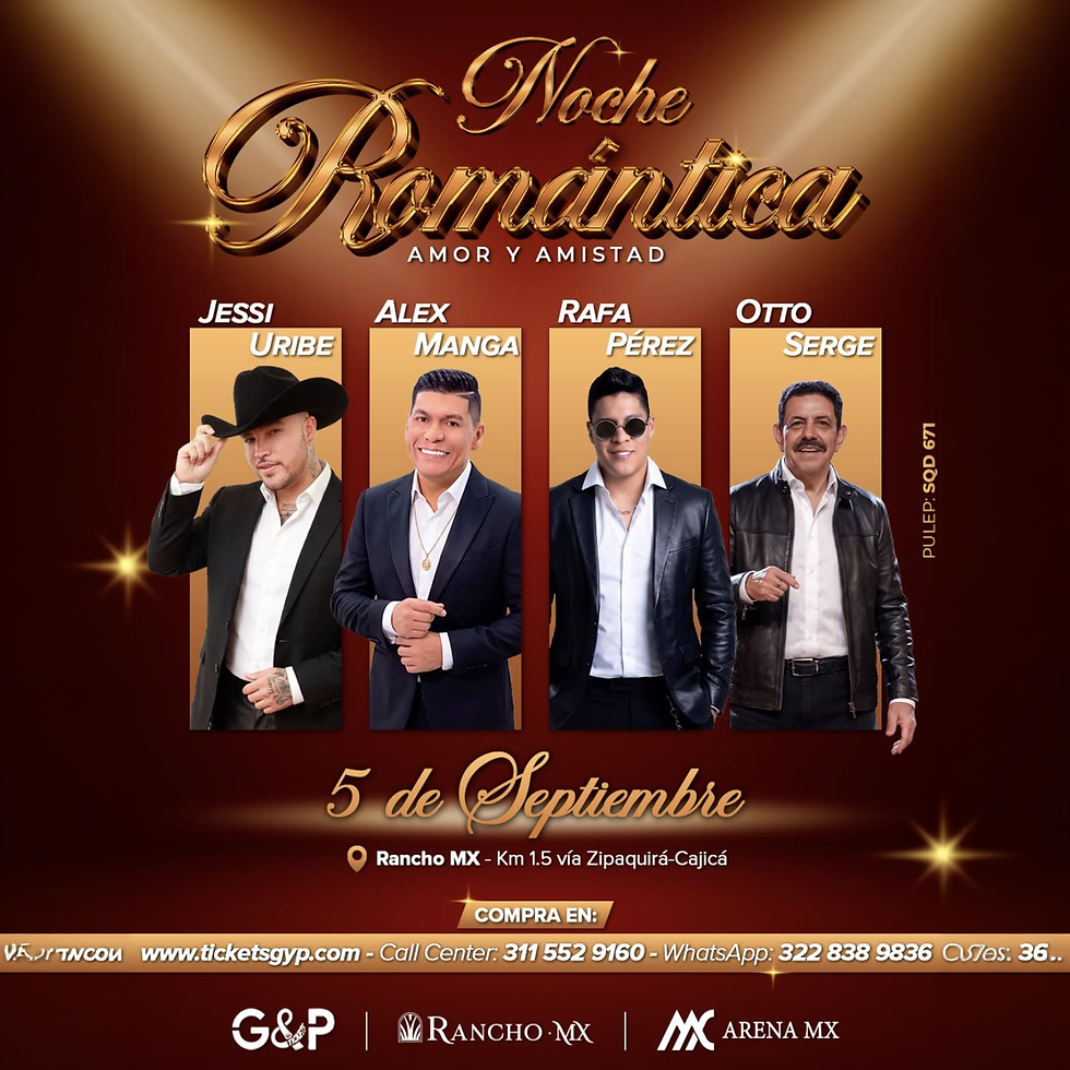 NOCHE ROMÁNTICA | 5 DE SEPTIEMBRE