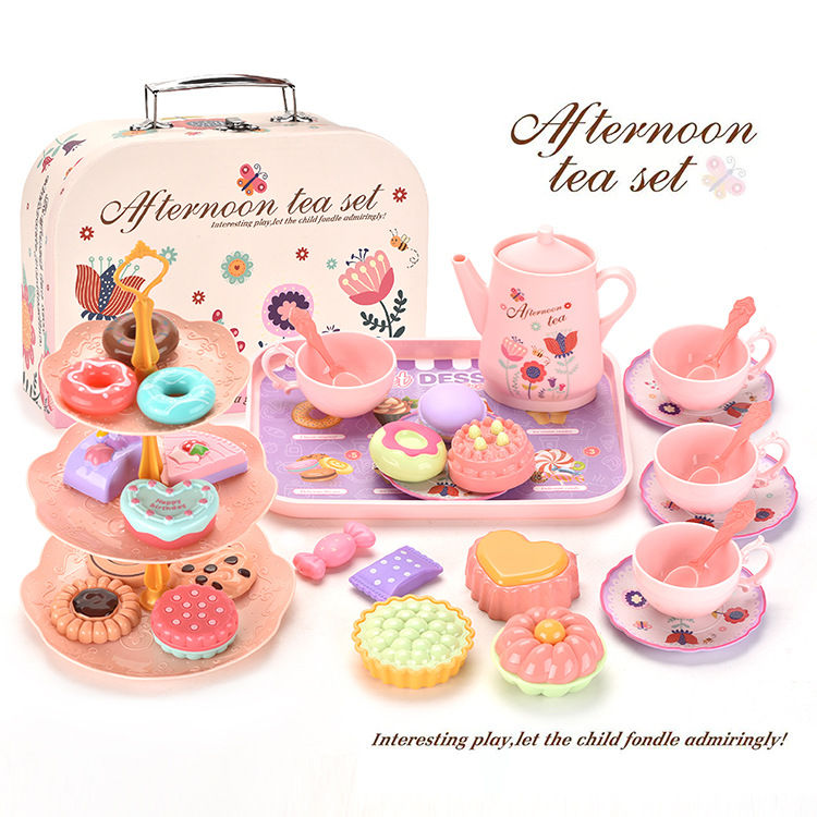 Girls Play House Simulation Dessert & Tea Toy Set