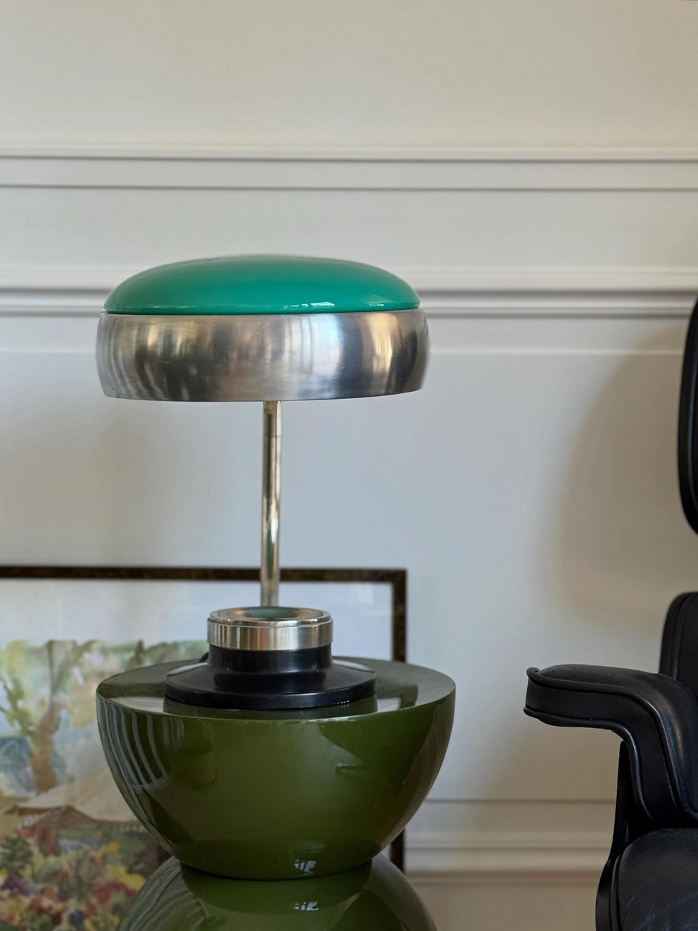 Miniature : Lampe de table Oscar Torlasco pour Lumi Milano modèle « 729 »