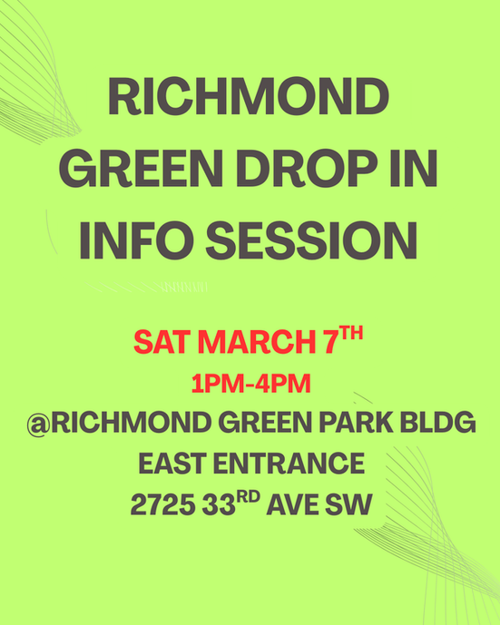 Richmond Green Regional Park Redevelopment - Drop In Public Engagement Session Mar 7