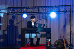 Jeremy Performing at His Piano for Locals Live