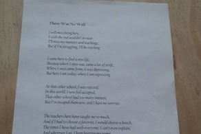 There Was No Wall on the Graduation Program