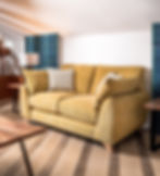 All of our sofas are available in a variety of shapes, sizes and materials. Currently on display in