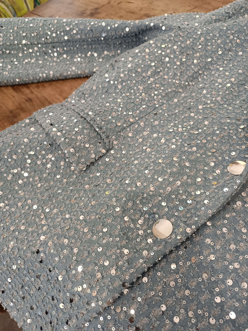 Miniatura: Giacca paillettes stile over
